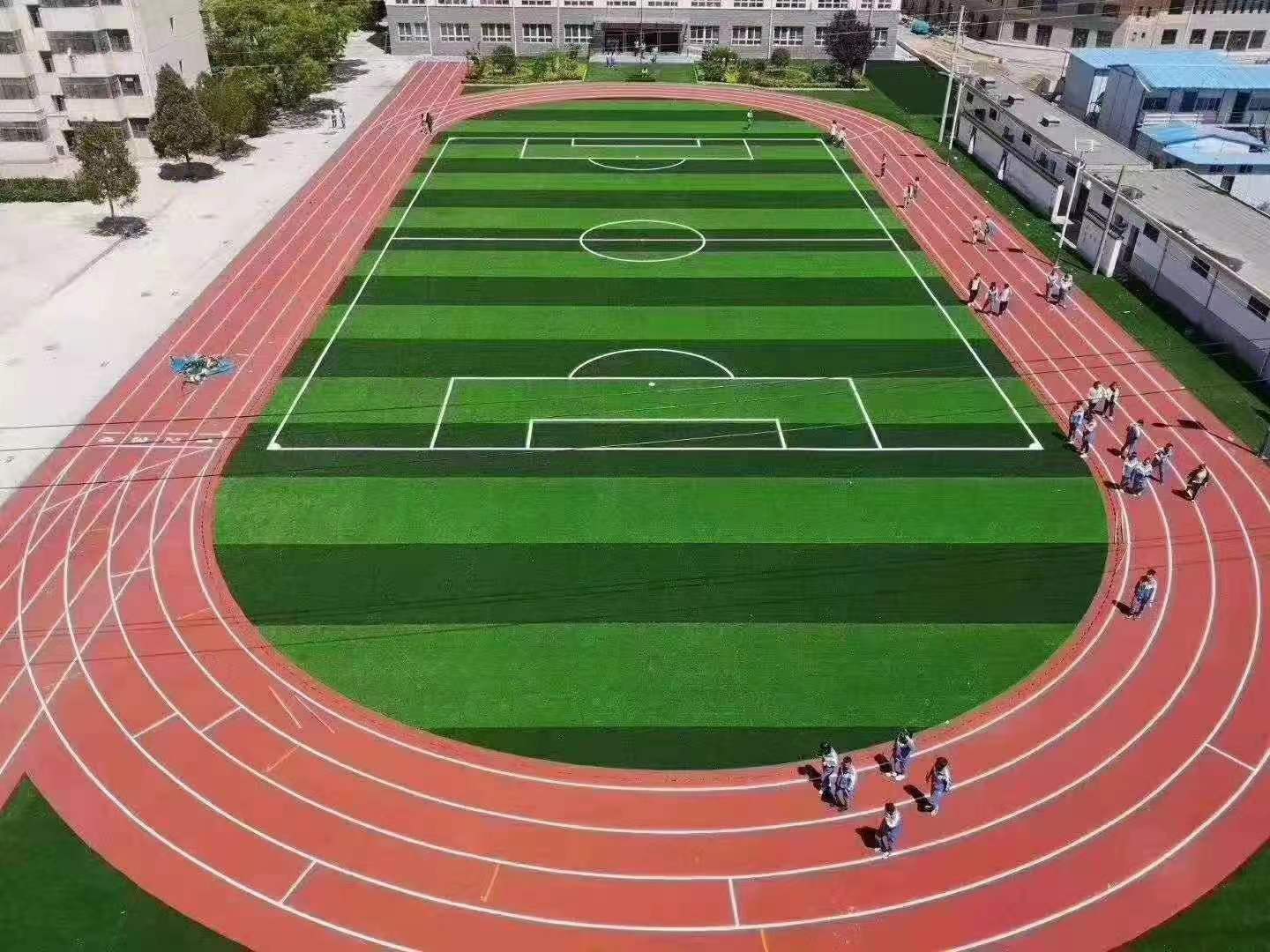 硅PU球场、塑胶跑道施工